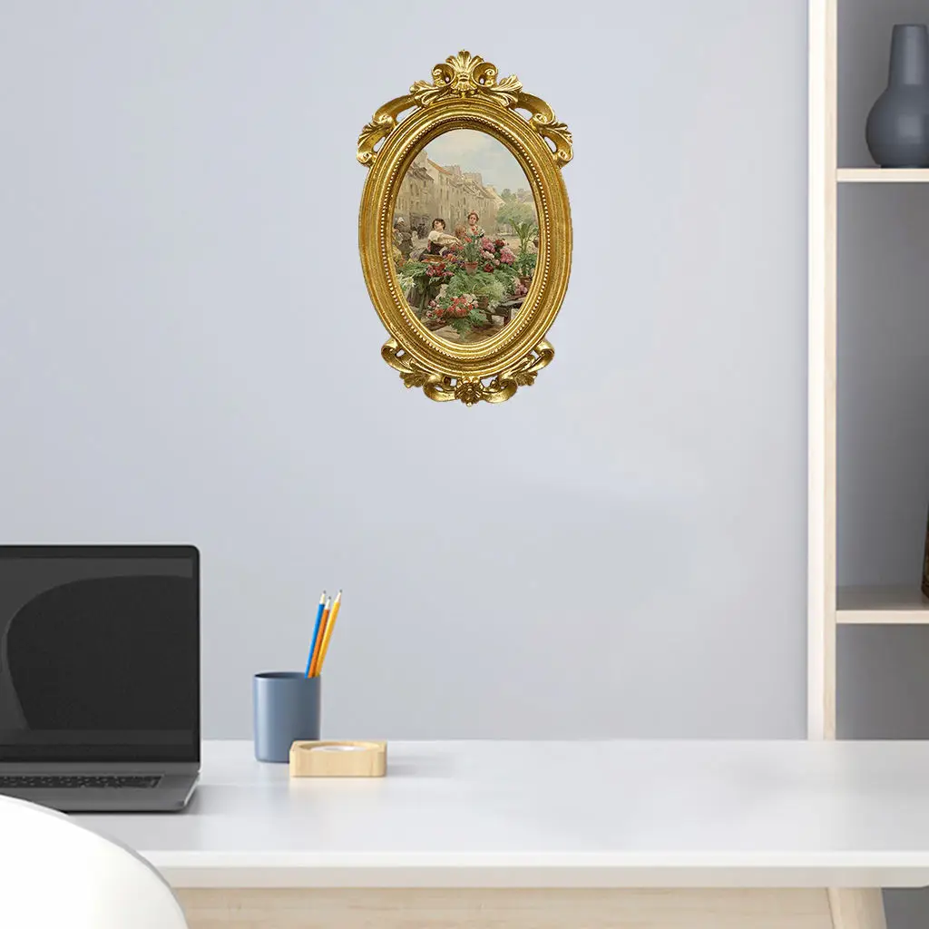 Рамка для фотографий декоративное украшение Золотой Классический держатель