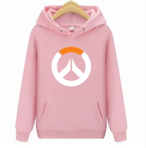 Бесплатная доставка 6 цветов мужские толстовки выбор OVERWATCH игровые логотипы
