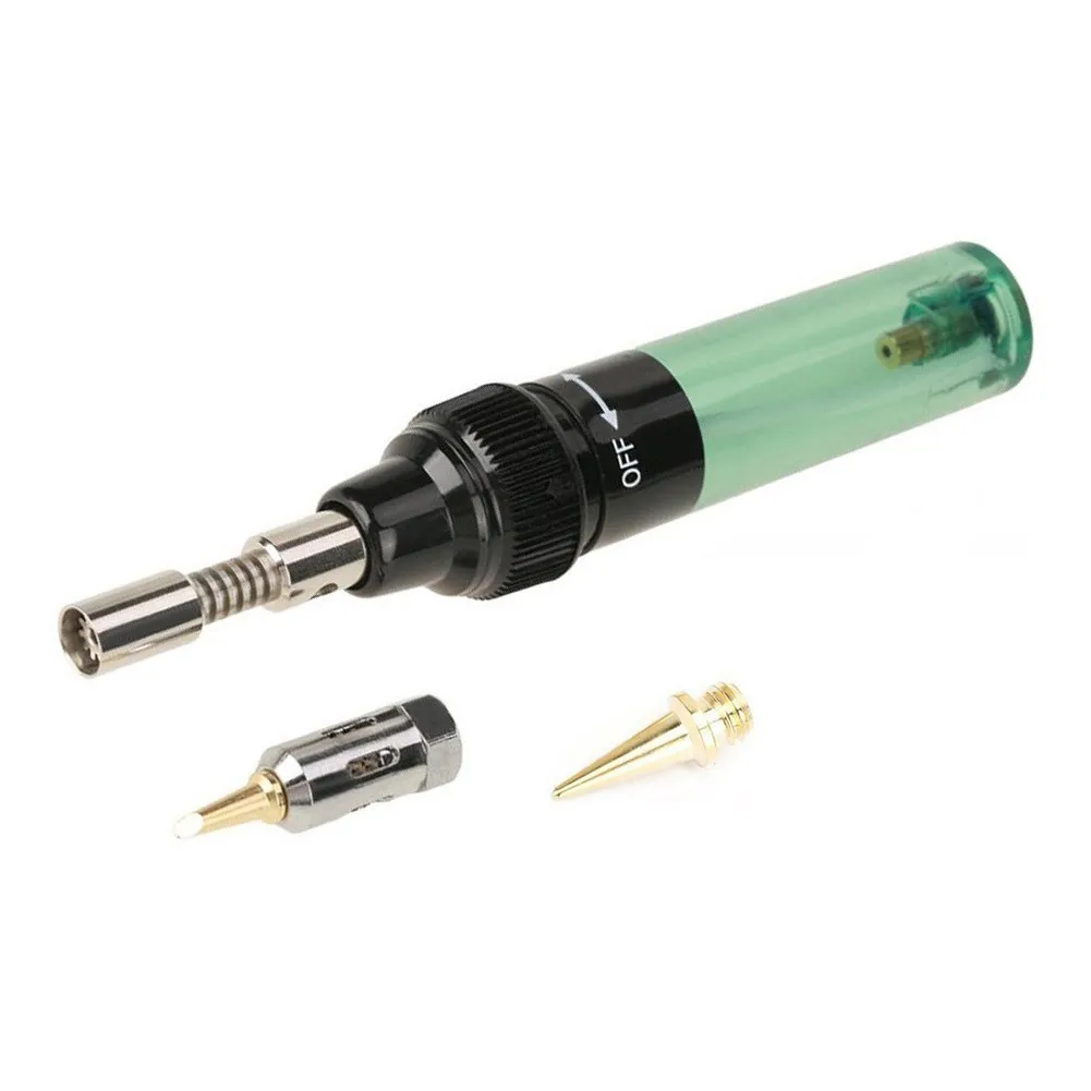 

Plastic + Metal Soldering Iron Tool Kit Torch Welding Butane Gas Cordless