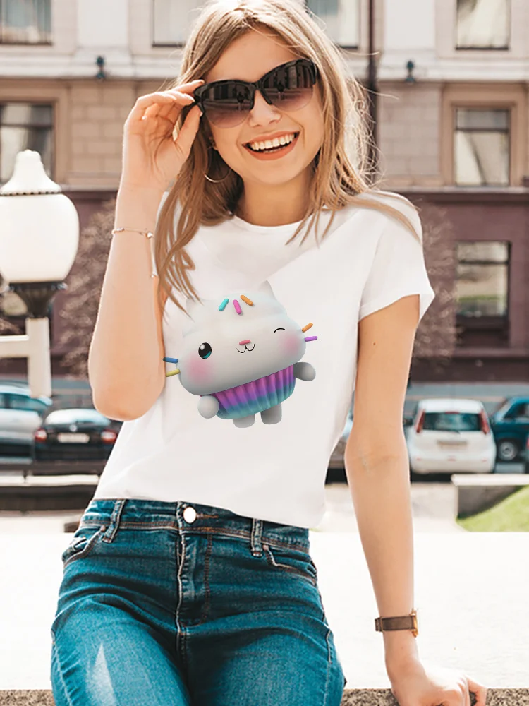 

Gabbys Doll House Tshirt Femme Cute Japanese Clothes Kawaii Ropa Tumblr Mujer Summer T Shirt 2022 New Arrivals Free Shipping