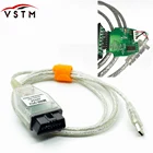 Новейший V13.00.022 MINI VCI интерфейс для TOYOTA TIS Techstream MINI-VCI FT232RL Chip J2534 OBD2 Диагностический кабель