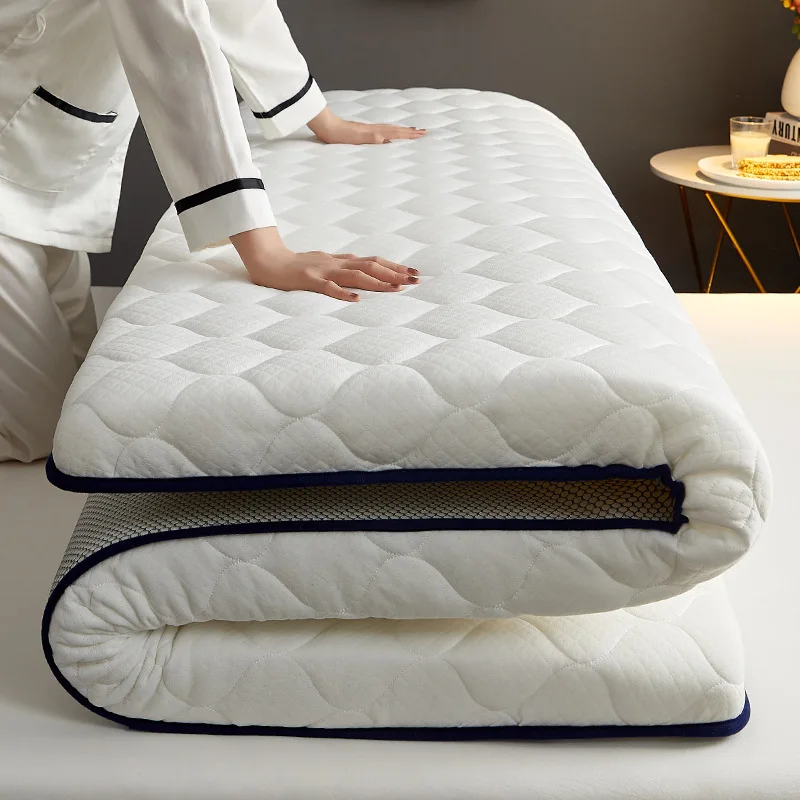 

New Bedroom Latex Mattress Stylish Thick Breathable Protective Pad Full-size Household Non-slip Memory Foam Tatami Mattress