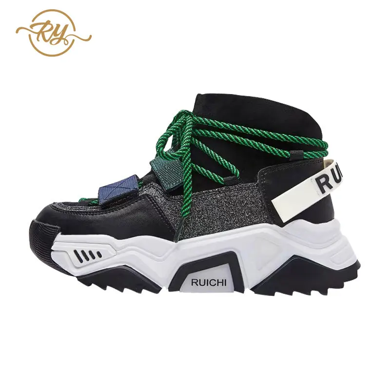 RY RELAA женские кроссовки коллекция 2018 года модная обувь из натуральной кожи на