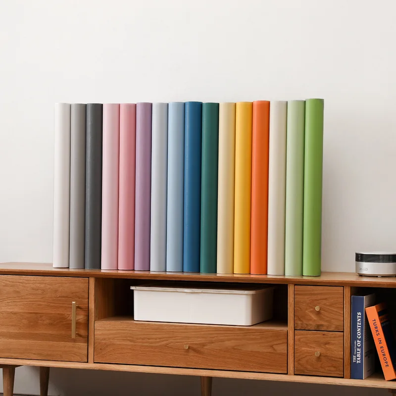 3 м цементные серые льняные водостойкие обои самоклеющиеся одноцветные