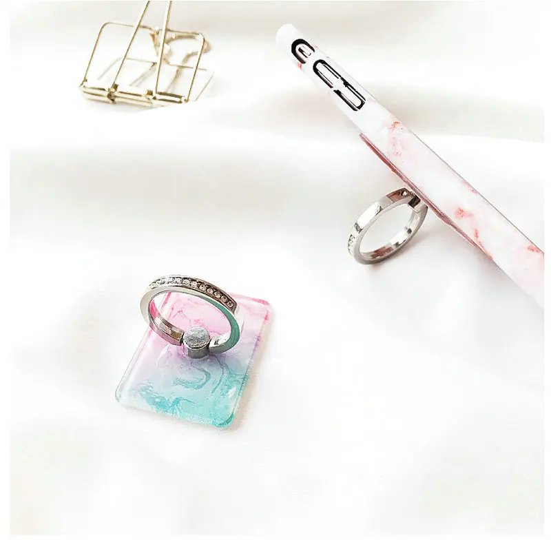 

Phone Holder Best Grip Stand Flash drilling Marble Bracket Mobile Phone Holder ring Stand Flexible 3D Expanding Tablets