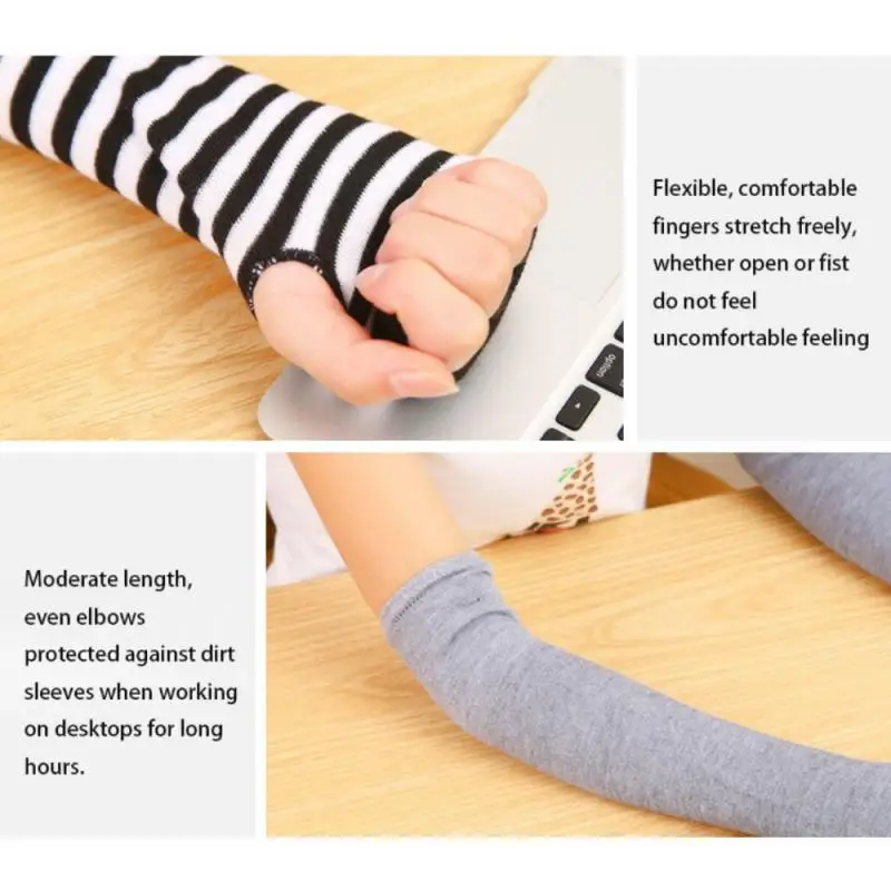 Зимние и осенние нарукавники на запястье для мужчин женщин вязаные длинные