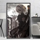 Картина на холсте с изображением девушек из игры Автоматы, плакаты и принты, настенные картины для украшения гостиной, домашний декор