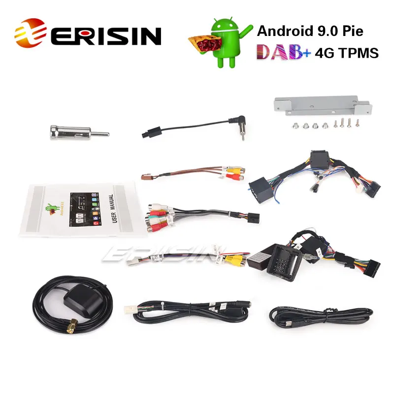 Erisin ES7753B 7 &quotOcta-Core Android 9 0 автомобильный DVD CD плеер GPS DTV DAB + OBD2 для BMW 5 серии E39 E53 X5 M5 |