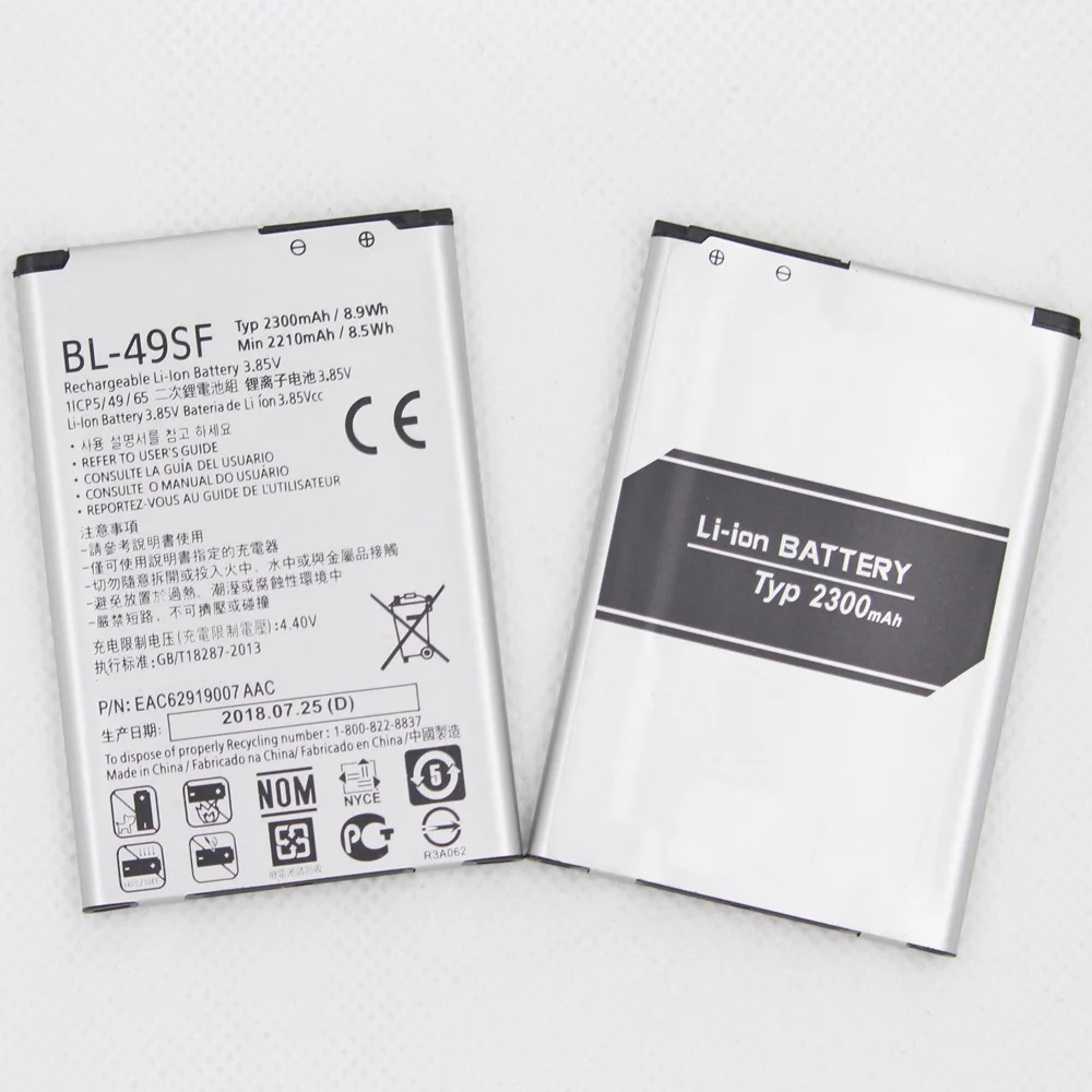 ISUNOO 10 шт./лот 2300 мАч BL-49SF батарея для LG G4 mini G4C G4S H735 G4mini Beat Batterija