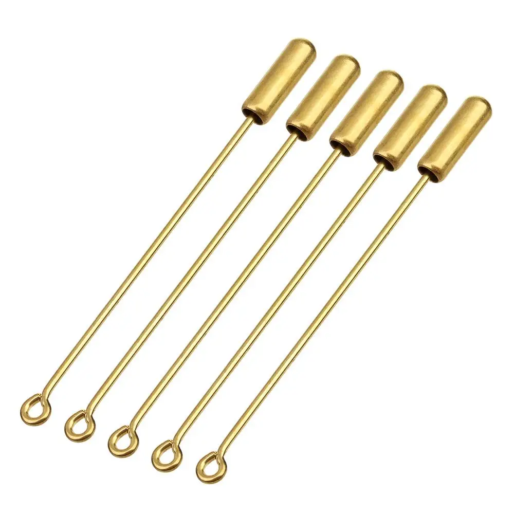 20 шт. 50/70 мм длинная Брошь булавка золотистого/серебристого/бронзового цвета в