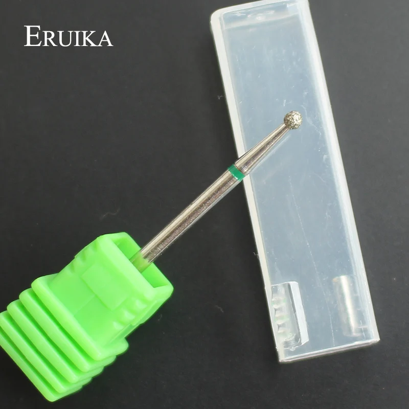 ERUIKA 2 шт./компл. круглая алмазная фреза для ногтей вращающаяся электрическая