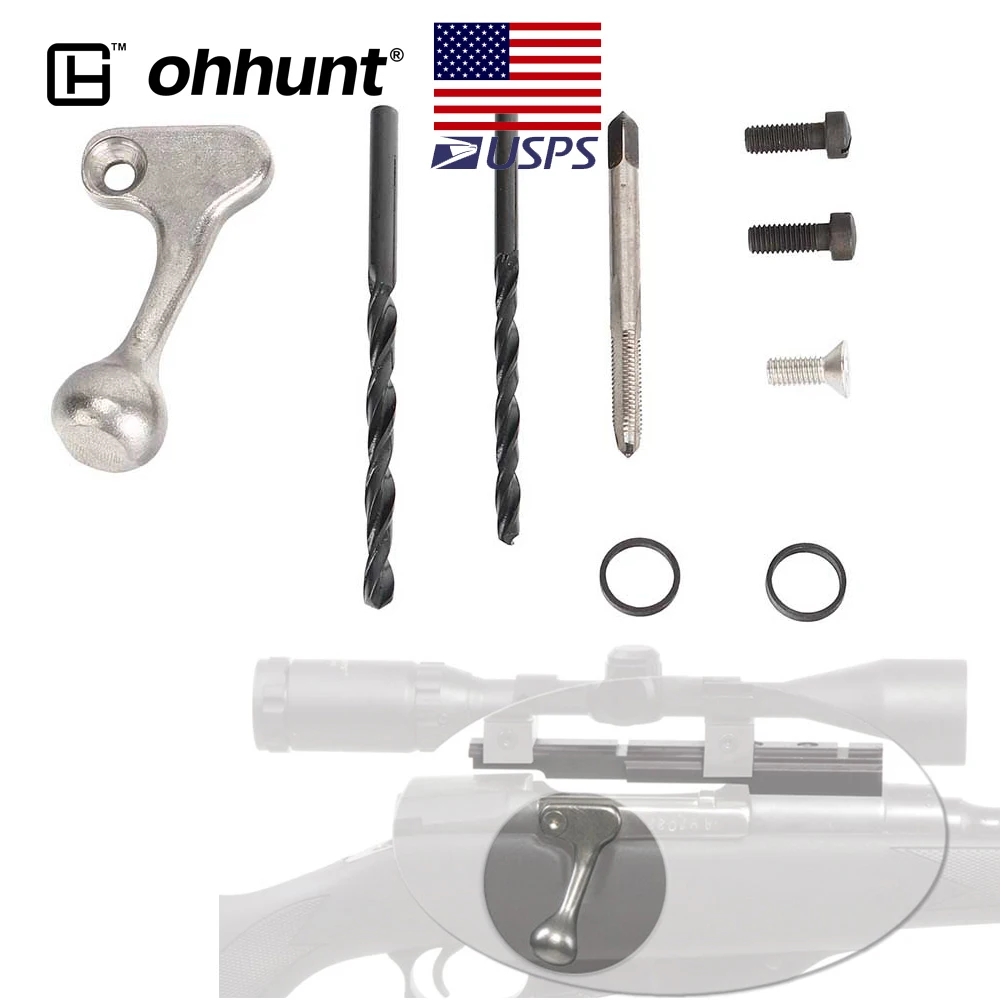 Ohhunt тактические Mosin Nagant полированная нержавеющая сталь болт ручка изогнутые