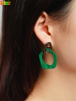 kshmir bohemian metallic color patchwork earring set womens swing earring 2021 trend earring womens party jewelry