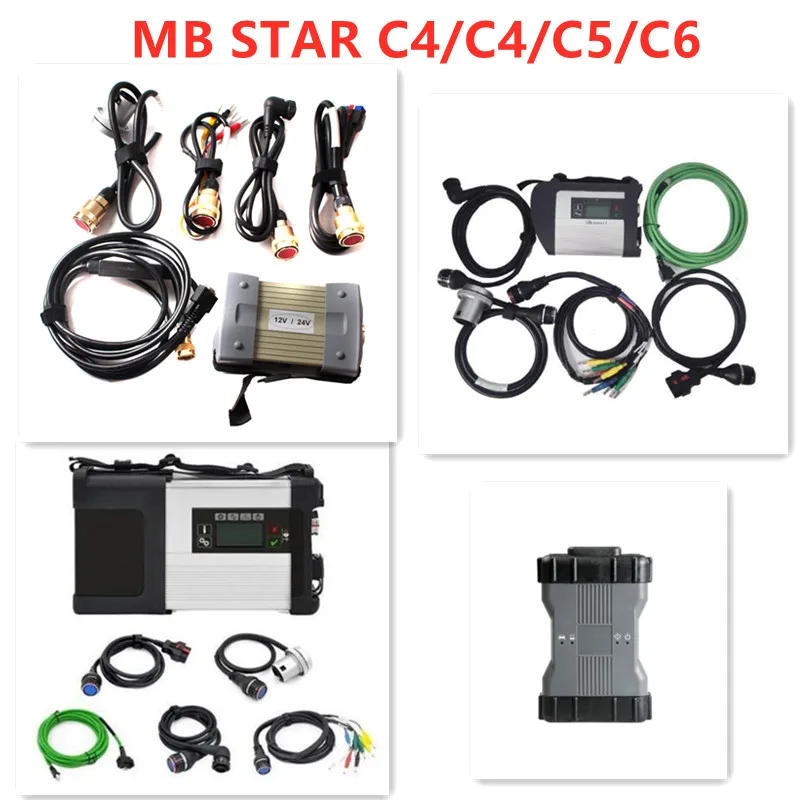 Фото Диагностический мультиплексор MB star C3/C4/C5/C6 тестер с полным чипом V2020.12 HDD /SSD для