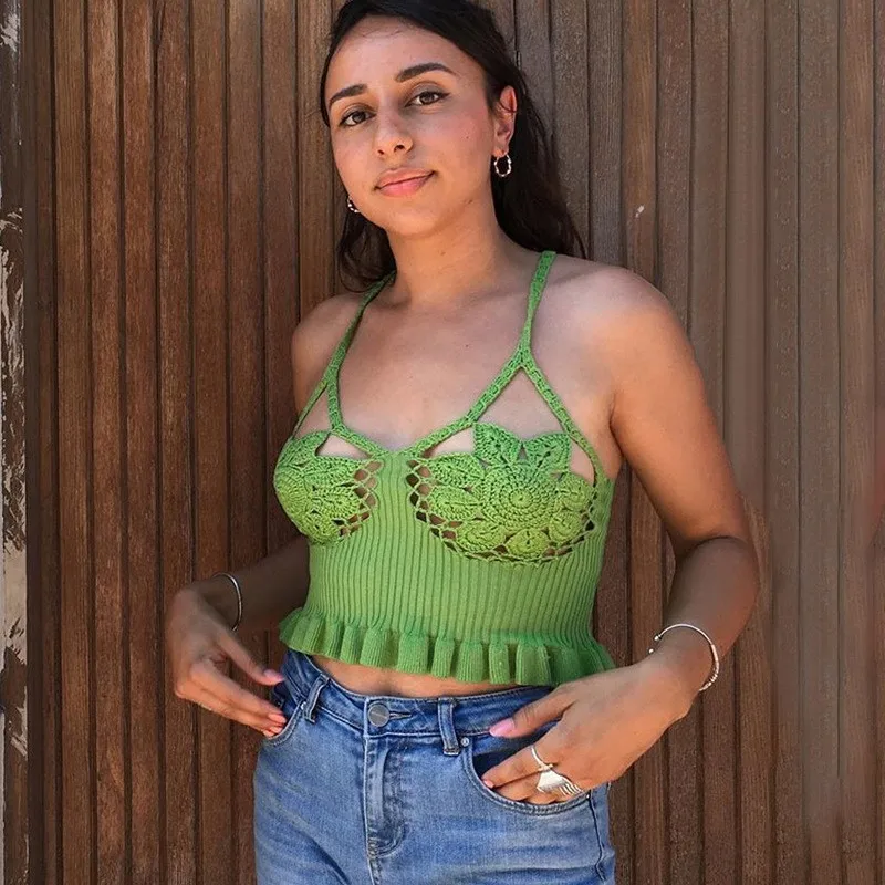 2019 летняя однотонная Трикотажная майка на бретельках женский сексуальный