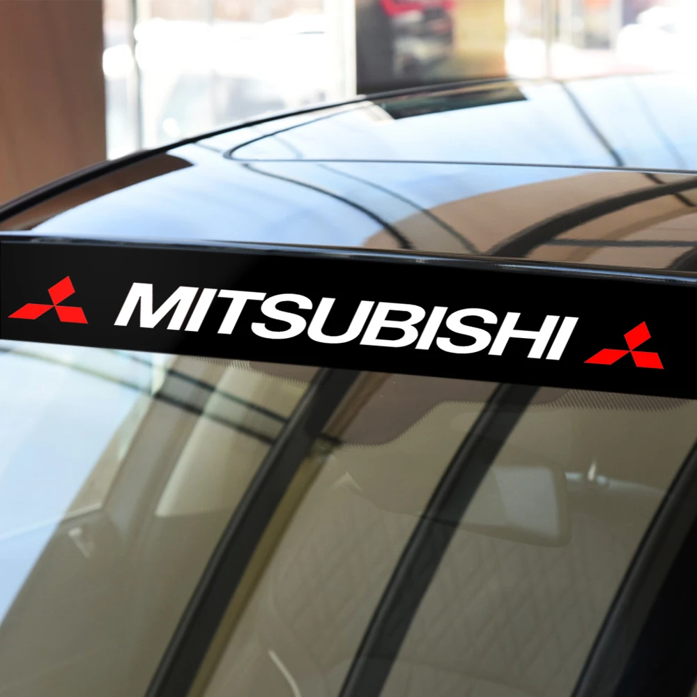 Стикеры на лобовое стекло для Mitsubishi ralliart Lancer 9 10 Asx Outlander 3 Pajero Sport|Наклейки