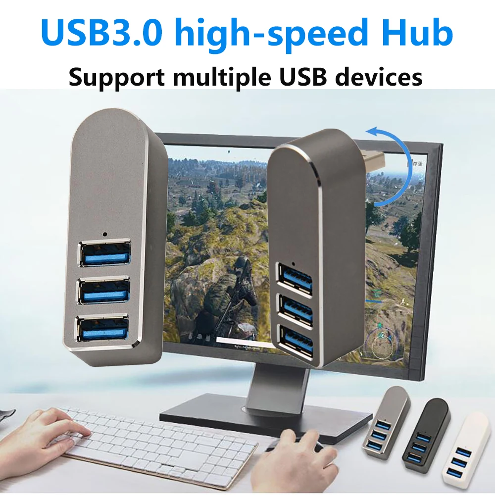 Высокоскоростной концентратор usb хаб 3 0 порта поддержка разветвителя несколько