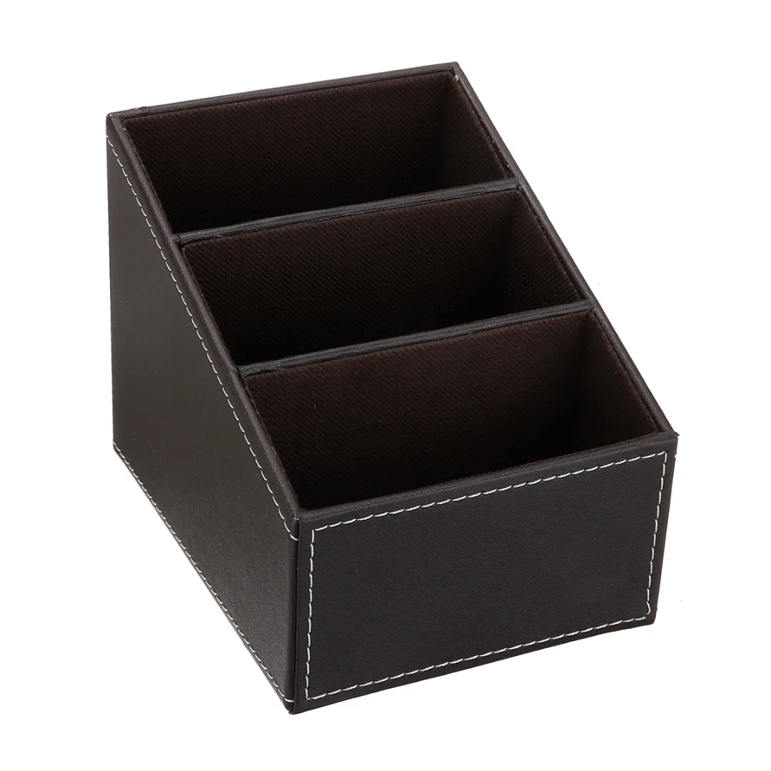 Ящик для хранения из искусственной кожи пульт дистанционного управления