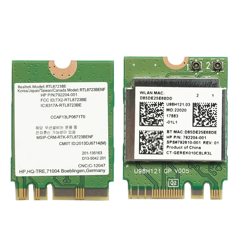 

Mini Wireless WIFI Card Interface RTL8723BE 792204-001 for HP for DELL for Asus