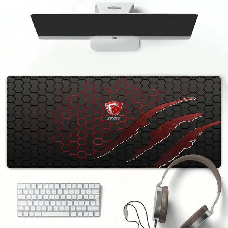 

Brand MSI Gaming Mouse Pad Gamer Keyboard Maus Pad Desk Mouse Mat Game Accessories For Overwatch