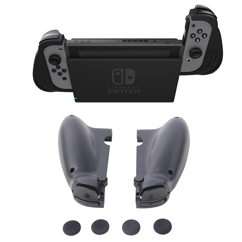 Дорожный переключатель с левой правой ручкой и рукоятками Joy-Con геймпад корпус с слотом для карт разделенные ручки 4 колпачки кнопок аксессуары для переключателей