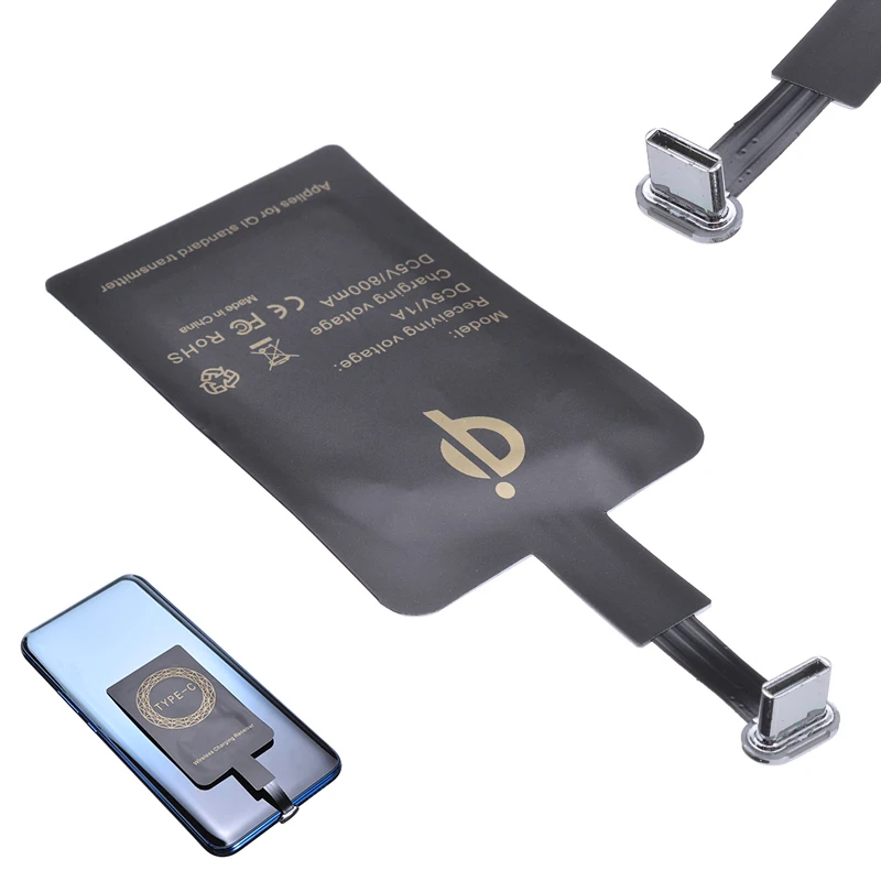 Новый универсальный Type C USB 3 1 Qi Стандартный беспроводной зарядный приемник