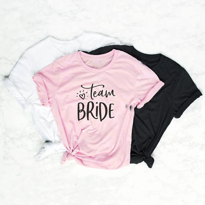 Camiseta Feminina хлопковая Футболка с графическим рисунком для женщин и невест | Женская