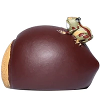 chestnut tea pet purple sand tea play set yixing pets chinese gongfu accessories home decoration