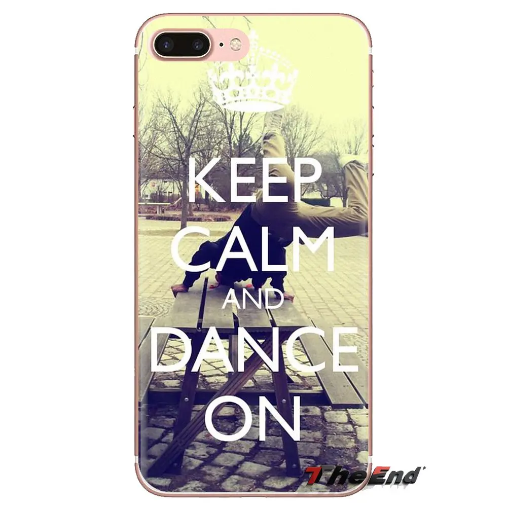 Ultra Thin Case KEEP CALM AND DANCE ON Poster For Huawei G7 G8 P7 P8 P9 Lite Honor 4C 5X 5C 6X Mate 7 8 9 Y3 Y5 Y6 II 2 Pro 2017 |