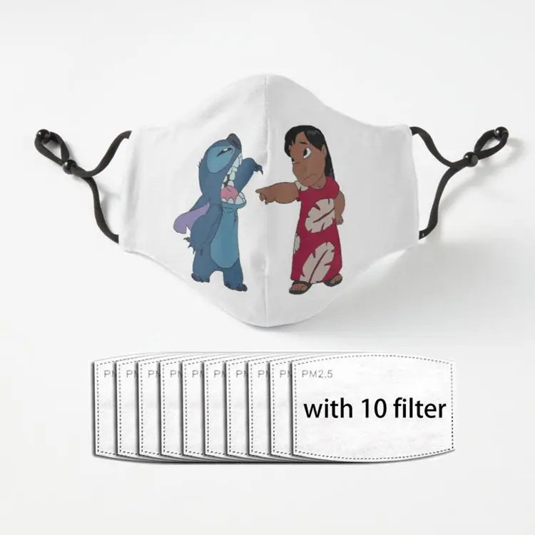 

Not touching Anti Dust Half Face Mouth Mask with PM2.5 Filters 5 Layers of Protection for Men Women Black