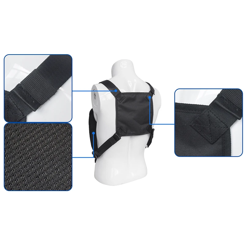 Многофункциональная нагрудная сумка для жилета вместительная Кроссбоди в стиле