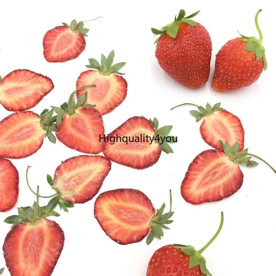 10 шт. сушеные прессованные фрукты клубника ломтики фоторамка для ювелирных