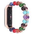 Браслет для фитнес-браслета xiaomi mi band 543, цветной сменный ремешок для смарт-часов