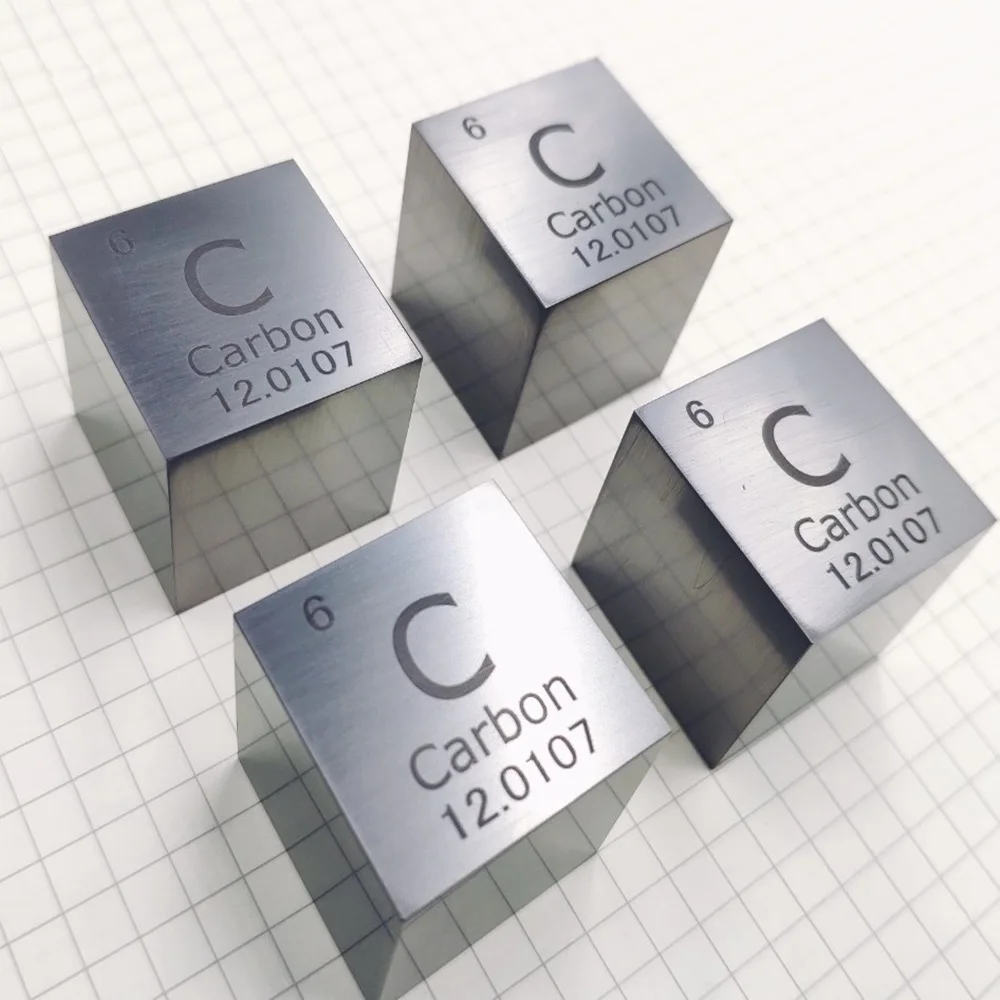 

C Carbon Cube 1 inch Periodic Table Format High Purity 99.9%
