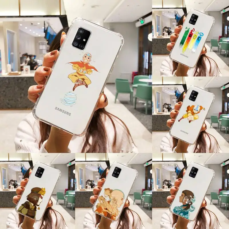 

Avatar the Last Airbender Phone Case Transparent For Samsung A51 A50 A71 A70 A81 M60S Note S21 S 20 10 9 8 11 E Plus Ultra