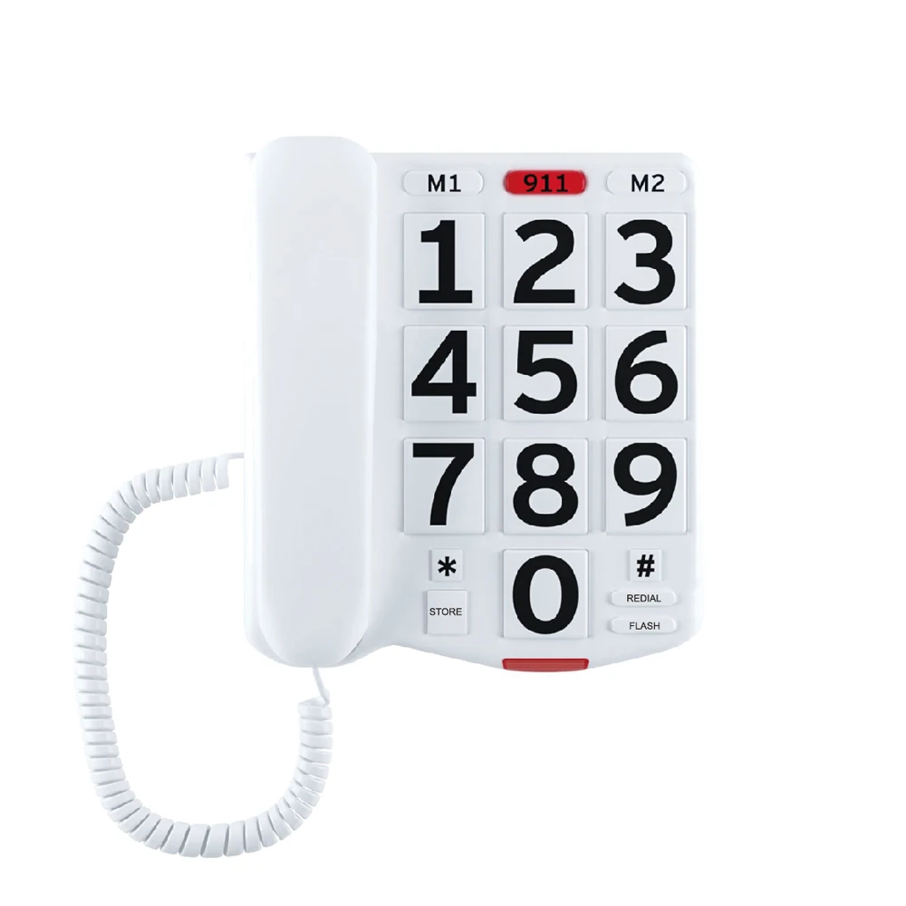 США 911 3 сенсорные скоростные циферблаты SOS большие кнопки Стационарные проводные