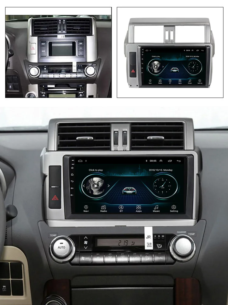 Автомагнитола для Toyota Land Cruiser Prado 150 2013 2017 мультимедийный видеоплеер навигатор GPS