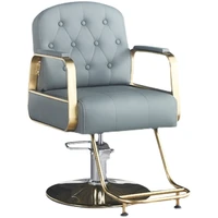 hair cutting chair for hair salon hairdressing chair adjustable rotating barber chair modern salon hot dyeing net red chair
