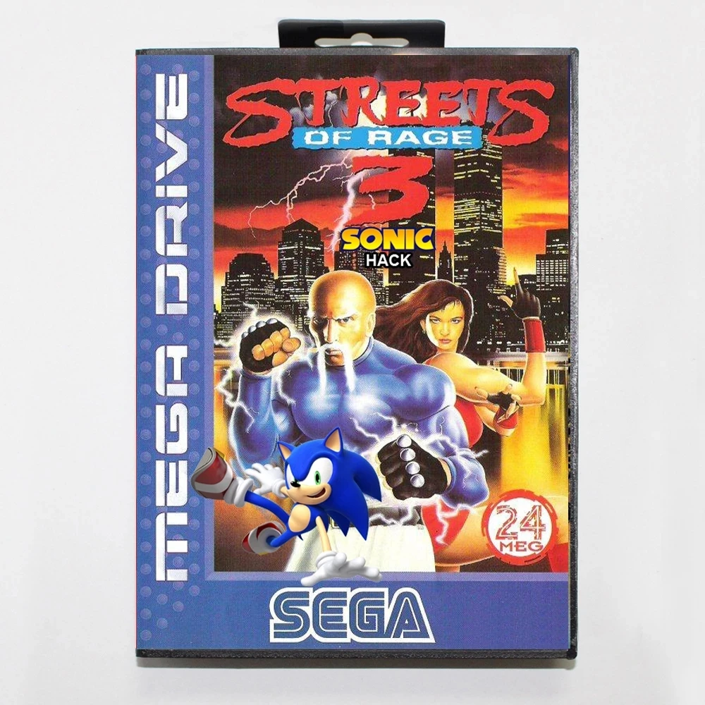 Улицы ярости 3 звуковая версия NTSC USA 16 бит MD карточная игра с коробку Genesis|streets of