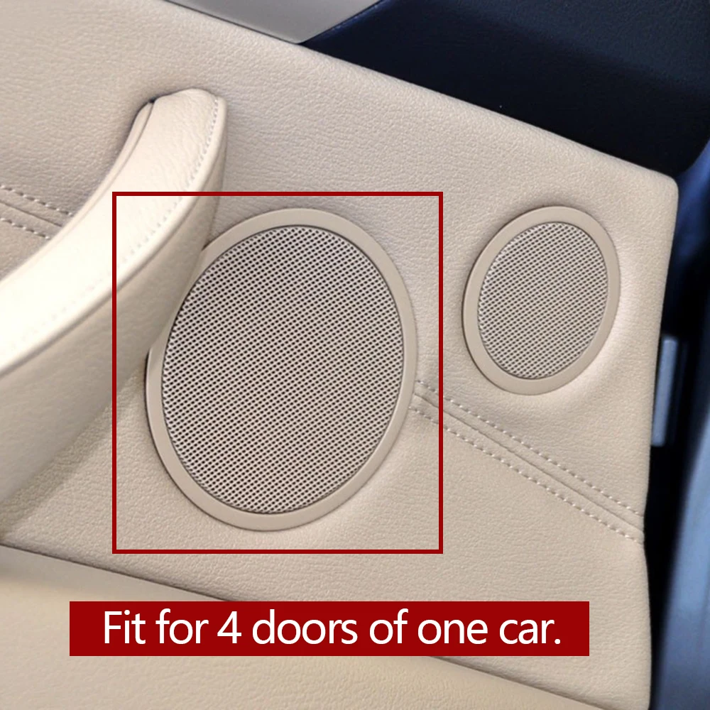 

Interior Front Rear Door Woofer Horn Sound Loud Speaker Cover Replacement For BMW X5 X6 X3 X4 5GT E70 E71 E72 F25 F26 F07