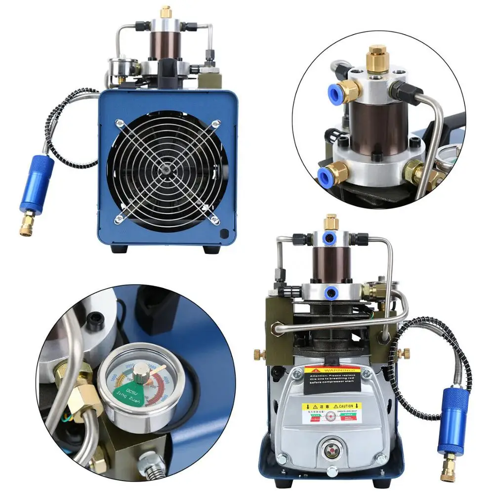 Электрический воздушный компрессор высокого давления 30 мпа 220 фунт/кв. Дюйм |