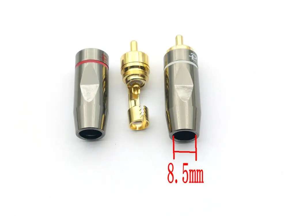 2 шт. латунные RCA аудио разъем для пайки|Соединители| |