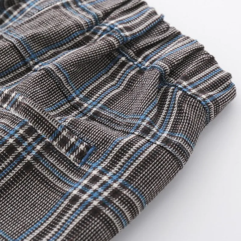 Новое поступление шорты для мальчиков повседневные Модные клетчатые хлопковые