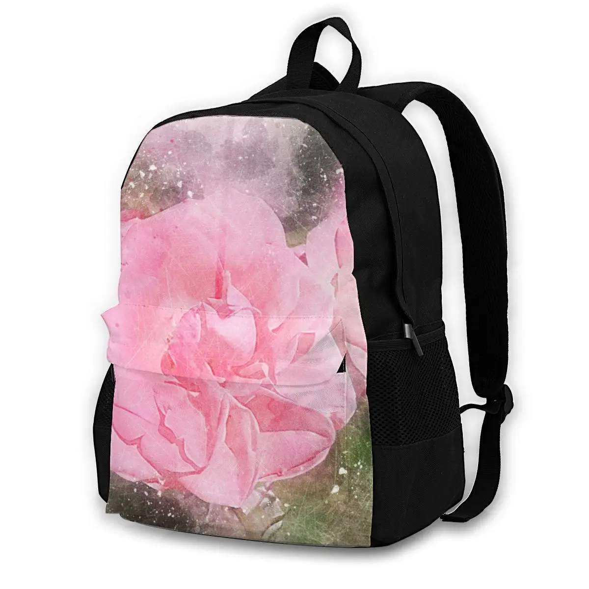 

Flowers Roses Art Abstract Nature Wedding Backpack School Bags Casual for Teenager Girls Shoulder Bag Travel Bags