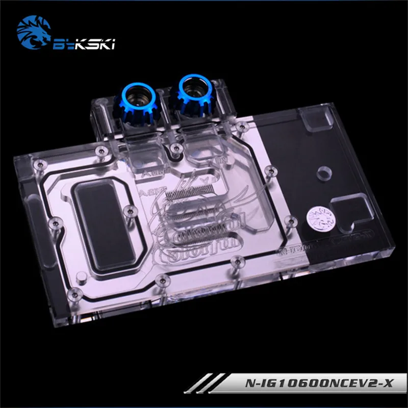 Bykski полный охват GPU водный блок для красочной чистой пластины GTX1060 видеокарта N