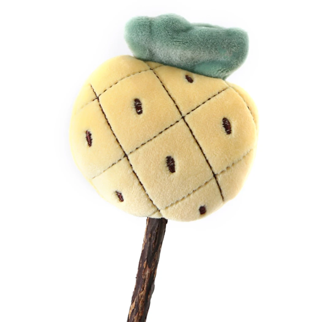 

Legendog 1pc Cat Catnip Toy Plush Bell Carrot Peach Flower Decor Kitten Chewing Toy Cat Bite Toys Pet Supplies Cat Favors