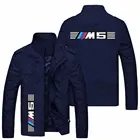 Мужская куртка M5 с принтом автомобиля, модная Женская приталенная куртка, велосипедная куртка с воротником-стойкой, мужская куртка 2021