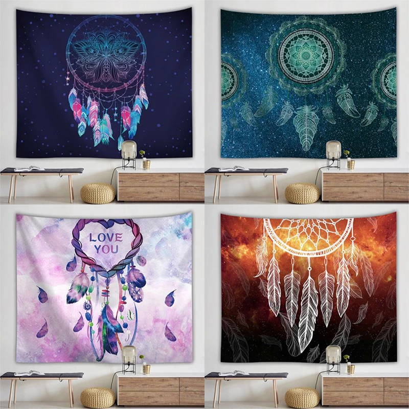 

Living Room Tapestry Mandala Dream Catcher Tapestry Wall Hanging Boho Decor Wall Art Tapestry Bedroom Dorm Decor