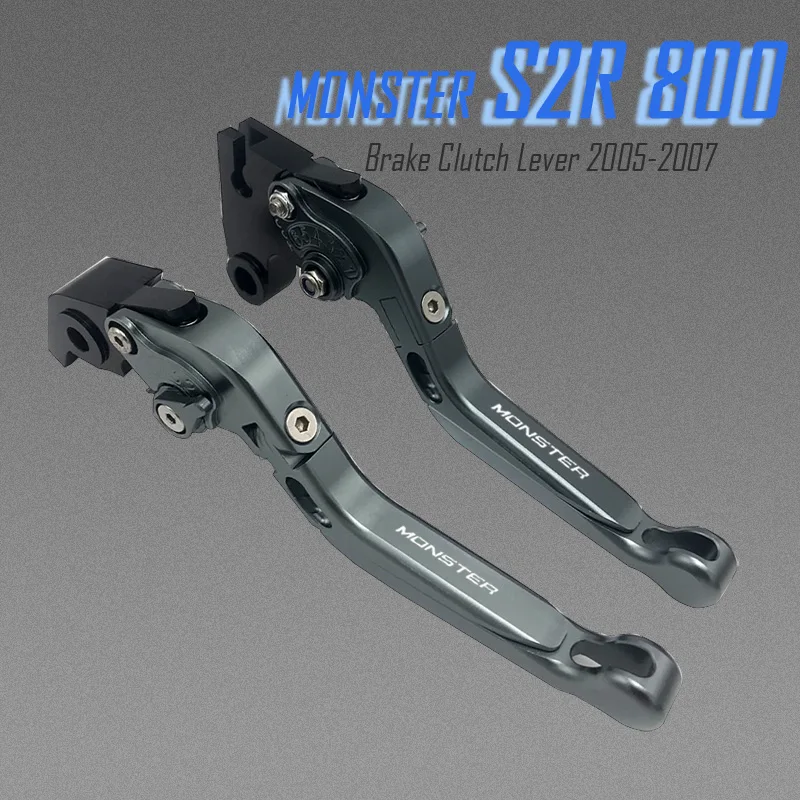 

For Ducati Monster S2R 800 2005 2006 2007 Motorcycle CNC Aluminum Alloy Adjustable Folding Extendable Brake Clutch Levers