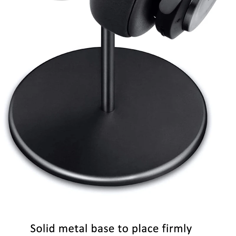 

Headphone Stand,Walnut Wood&Aluminum Headset Stand, Nature Walnut Gaming Headset Holder with Solid Heavy Base